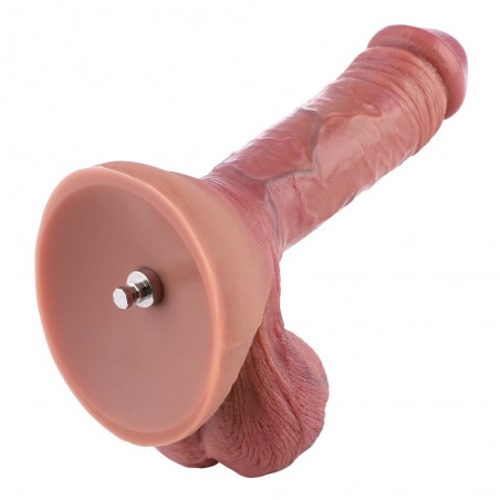 Hismith 8.46" Dual-density dildo with veins,6.5" Insertable