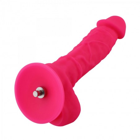 9.1 "Silicon Dildo for Hismith Sex Machine with KlicLok Connector, 6.3" Insertable Length, Pink