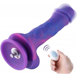 Hismith 8.38" Vibrating Silicone Dildo for Hismith Premium Sex Machine with KlicLok System