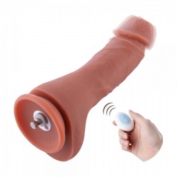 Hismith 8.6”Vibrating Dildo with 3 Speeds + 4 Modes with KlicLok System - Dual Density Silicone Dong