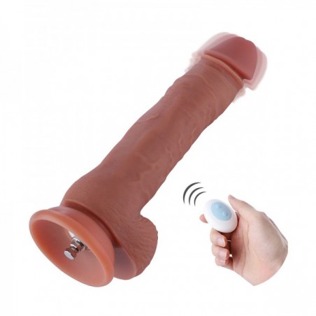 Hismith 9.05” Silicone Rotating Vibrators, Spinning & Wiggling Dildos with 3 Speeds + 4 Modes for Kliclok