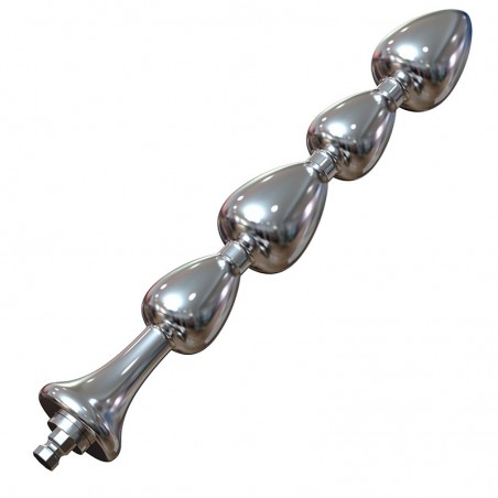 Hismith 8.43” Metal Bead Anal Dildo